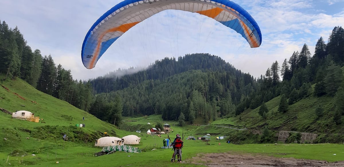 Paragliding in Bhaderwah